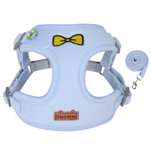 dog Harnesses and dog leash set; Pet Traction Rope Vest Pet Chest Strap Small and Medium Dog Strap Reflective Dog Walking Rope Wholesale